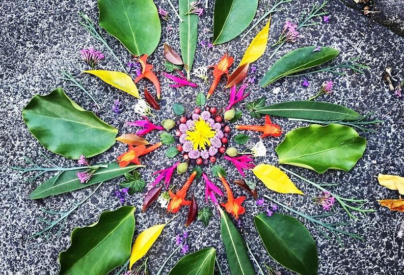 Mandala leaf art | Healthy Kids